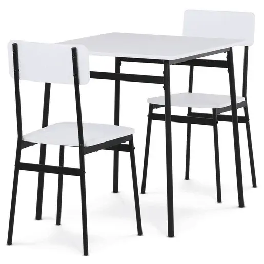Jedálenský set Autronic Biela MDF AUT-O2121 WT