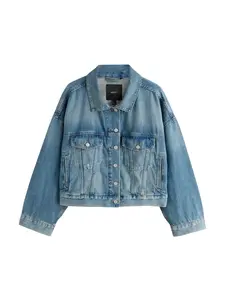 Next Prechodná bunda  modrá denim