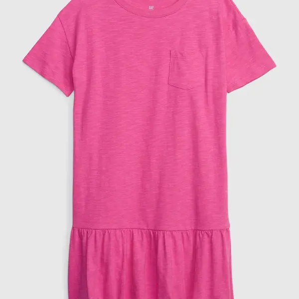 GAP Dětské šaty s kapsičkou - Holky