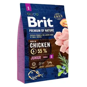 BRIT Premium by Nature Junior S granule pro psy, Hmotnost balení: 3 kg