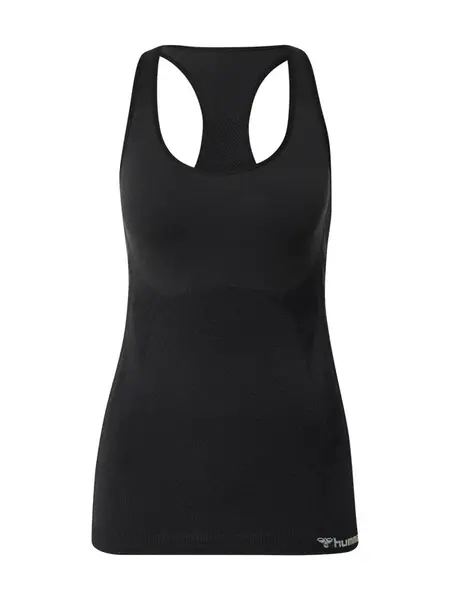 Hummel Športový top  sivá / čierna