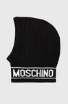 Moschino kapucňa dámska s prímesou vlny