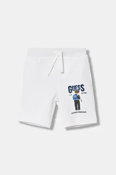 Guess Dětské bavlněné šortky Guess