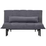 Stylife ROZKLÁDACÍ POHOVKA, dřevo, kov, textil, šedá