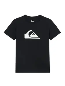 QUIKSILVER Tričko 'EV COMP'  čierna / biela