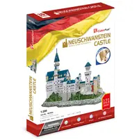 CubicFun - Puzzle 3D Zámek Neuschwanstein - 98 dílků