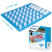 BESTWAY 43055 - Nafukovací lehátko s kalíšky 193 cm