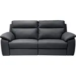 Celina Home TŘÍMÍSTNÁ POHOVKA, tmavě modrá, pravá kůže