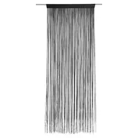 Boxxx PROVÁZKOVÝ ZÁVĚS, černá, 90/245 cm