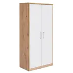 Xora KOMODA, bílá, dub wotan, 72/148/36 cm