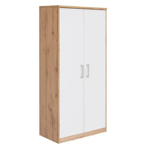 Xora KOMODA, bílá, dub wotan, 72/148/36 cm