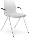 LD SEATING Konferenční židle EVO 011-N0,BR bílá podnož