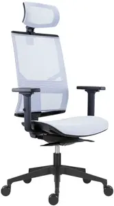 ANTARES Kancelářská židle 1850 SYN OMNIA ALL MESH s opěrkou hlavy šedá