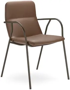 LD SEATING Konferenční křeslo FLEXI LIGHT, CHL-N7, bronzová podnož