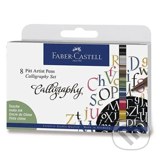 PITT kaligrafické fixky 8 farieb set