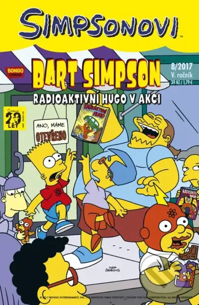 Bart Simpson: Radioaktivní Hugo v akci (8/2017) - Matt Groening - kniha z kategorie Komiksy
