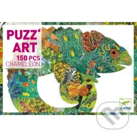 Chameleón: umelecké puzzle - puzzle z kategorie Umělecké