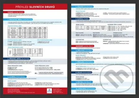 Přehled slovních druhů s gramatickými pravidly (Přehledová tabulka učiva) - kniha z kategorie 2. stupeň