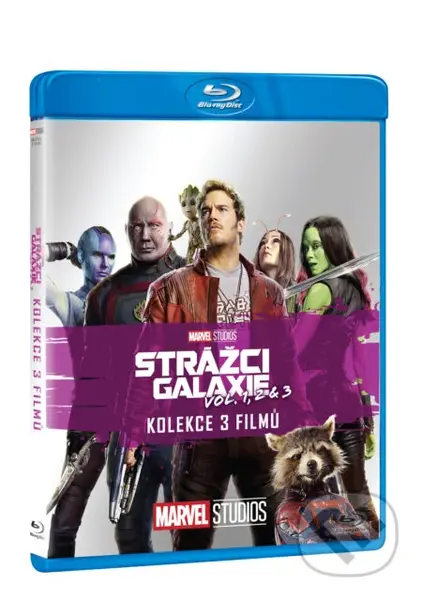 Strážci Galaxie kolekce 1.-3. (3BD) - James Gunn - film z kategorie Akční sci-fi