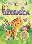 Veľké samolepky - Džungľa (s 50 samolepkami, vytláčacími maskami a modelmi) - kniha z kategorie Pro děti
