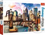 Crazy City -  Cats in New York - puzzle z kategorie Zvířata