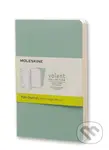 Moleskine - Volant - dva zelené zápisníky (malé, mäkká väzba, čisté (sada 2 ks zápisníkov))
