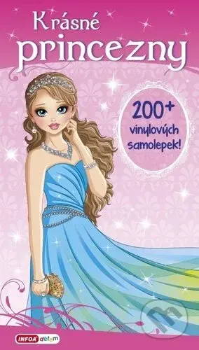 Krásné princezny (200 vinylových samolepek!) - kniha z kategorie Samolepky