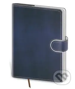 Zápisník Flip L tečkovaný modro/bílý