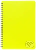 Plastic blok NEON žlutý A5