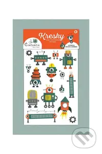 Kresky: Robotické (Dočasné tetovačky) - Hedviga Gutierrez (ilustrátor)