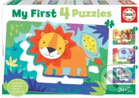 první puzzle Zvířátka z divočiny 4v1 - puzzle z kategorie Maxi dílky