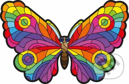 Drevené puzzle set Motýľ - puzzle z kategorie Maxi dílky