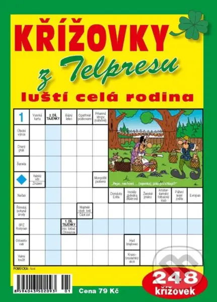 Křížovky z Telpresu luští celá rodina - 248 křížovek 2/2021