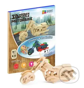Motorka (Dřevěné 3D puzzle) - puzzle z kategorie Auto-moto