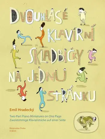 Dvouhlasé klavírní skladbičky na jednu stránku (16 snadných skladbiček pro začátečníky) - kniha z kategorie Noty
