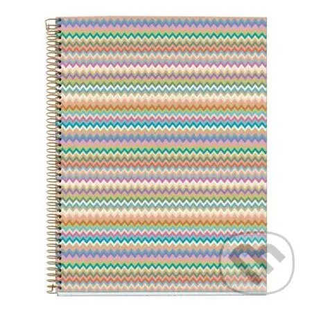 Miquelrius poznámkový blok Zigzag Mallorca A4 (linkovaný 120 listů)