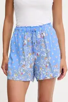 Pyžamové šortky women'secret dámské, modrá barva, 3709685