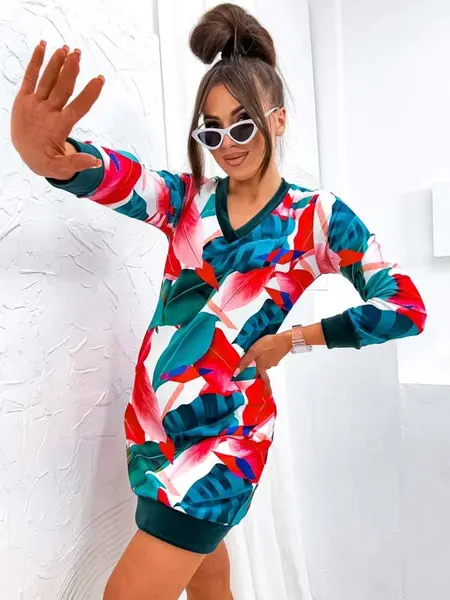 Resti Women's mini dress with original pattern