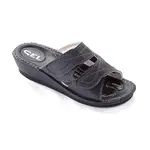 Dámské anatomické pantofle pro vbočený palec černé vel. 39