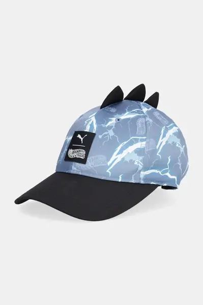 Dětská baseballová čepice Puma PUMA x HOT WHEELS BB Cap Jr modrá barva, 026563