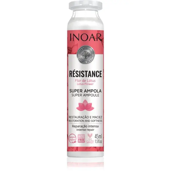 INOAR Résistance Flor de Lótus ampule pro posílení vlasů 45 ml