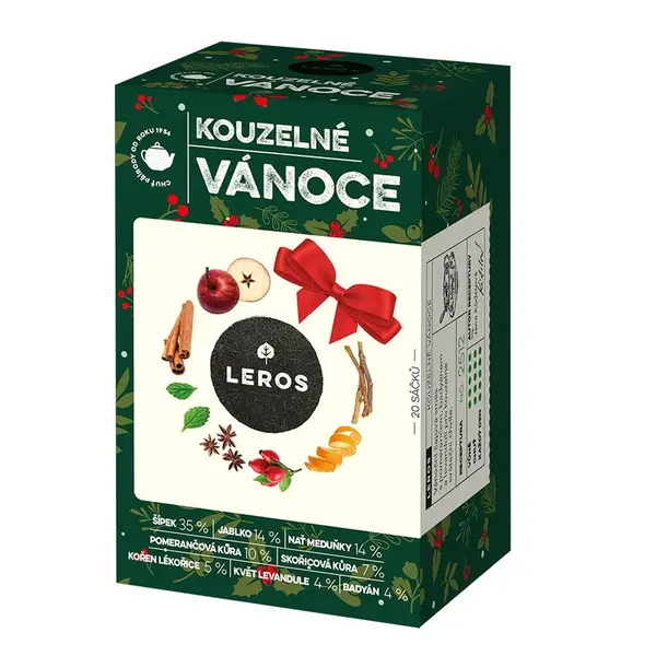 Leros Kouzelné Vánoce nálevové sáčky 20x2 g