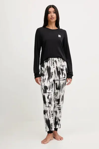 Pyžamo s příměsí bavlny Dkny