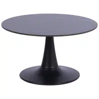Stylife KONFERENČNÍ STOLEK, černá, kov, keramika, 70/70/40 cm