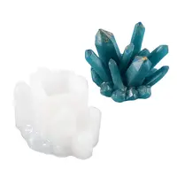 DIY Crystal Cluster Silicone Molds