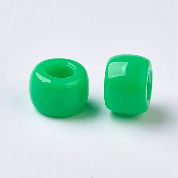 European Resin Large Hole Beads