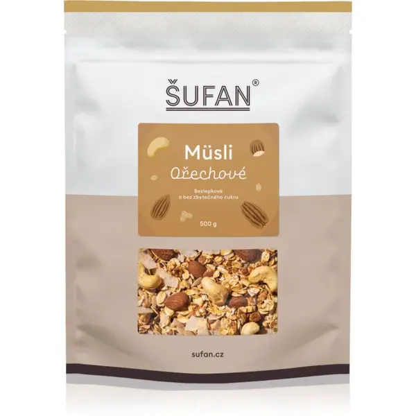 Šufan Müsli ořechové müsli bez lepku 500 g