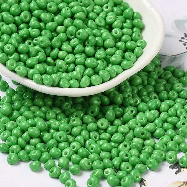6/0 Opaque Baking Paint Glass Seed Beads