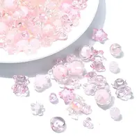 120Pcs 12 Styles Mixed Styles Acrylic Beads