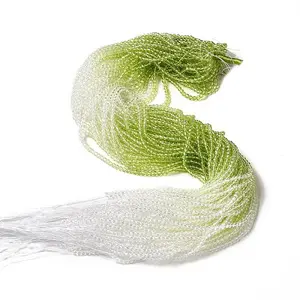 Transparent Gradient Color Glass Beads Strands